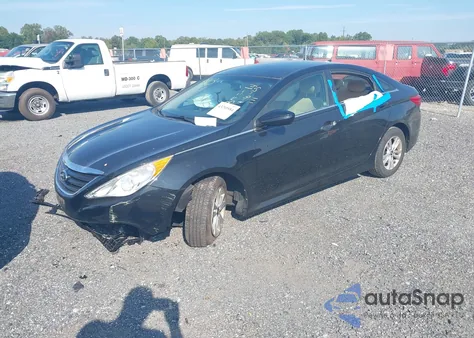 2014 Hyundai Sonata Gls from USA, damaged, VIN 5NPEB4AC6EH884813